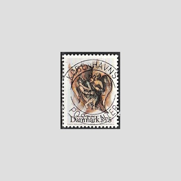 FRIMRKER DANMARK | 1992 - AFA 1034 - Biblen - 3,75 Kr. flerfarvet - Pragt Stemplet