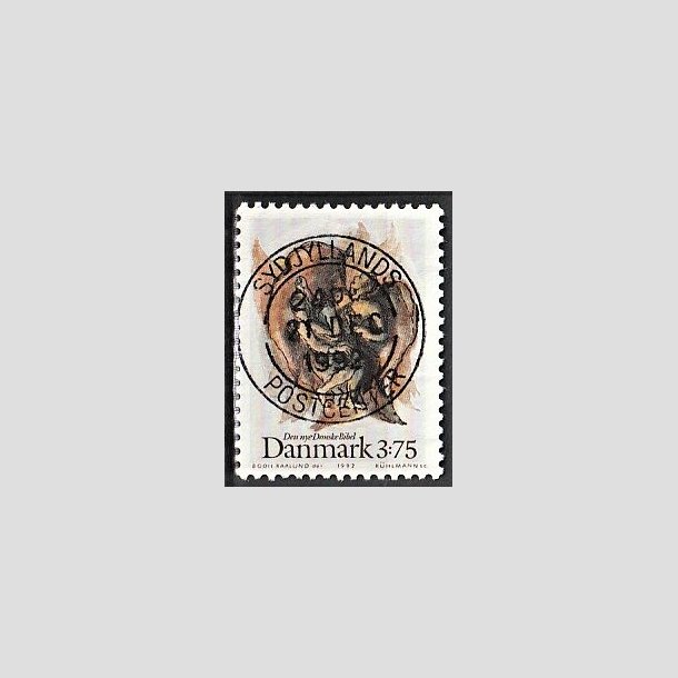 FRIMRKER DANMARK | 1992 - AFA 1034 - Biblen - 3,75 Kr. flerfarvet - Pragt Stemplet