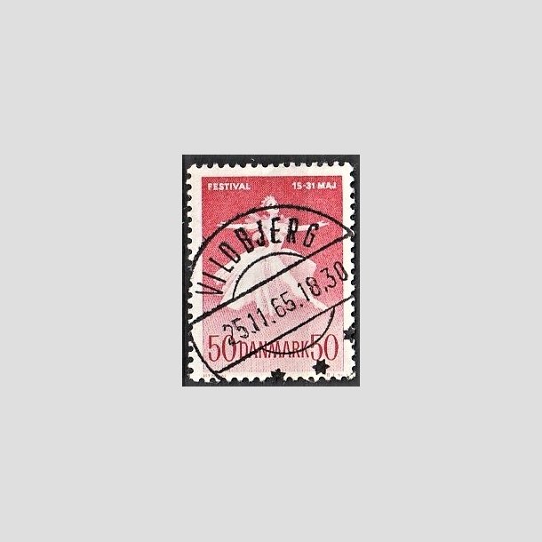 FRIMRKER DANMARK | 1965 - AFA 438 - Ballet og musikfestival - 50 re rd - Pragt Stemplet Vildbjerg