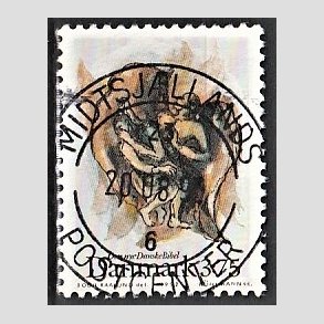 FRIM�RKER DANMARK | 1992 - AFA 1034 - Biblen - 3,75 Kr. flerfarvet - Pragt Stemplet