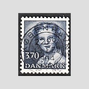 FRIMRKER DANMARK | 1984 - AFA 792 - Dronning Margrethe - 3,70 Kr. bl - Pragt Stemplet Kbenhavn