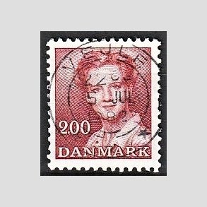 FRIMRKER DANMARK | 1982 - AFA 751 - Dronning Margrethe - 2,00 Kr. rd - Pragt Stemplet Vejle