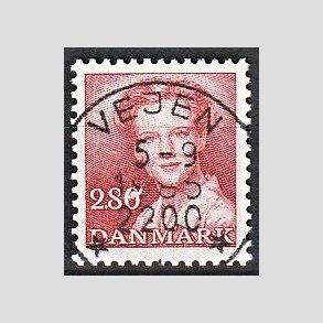 FRIMRKER DANMARK | 1985 - AFA 820 - Dronning Margrethe - 2,80 Kr. rd - Pragt Stemplet Vejen