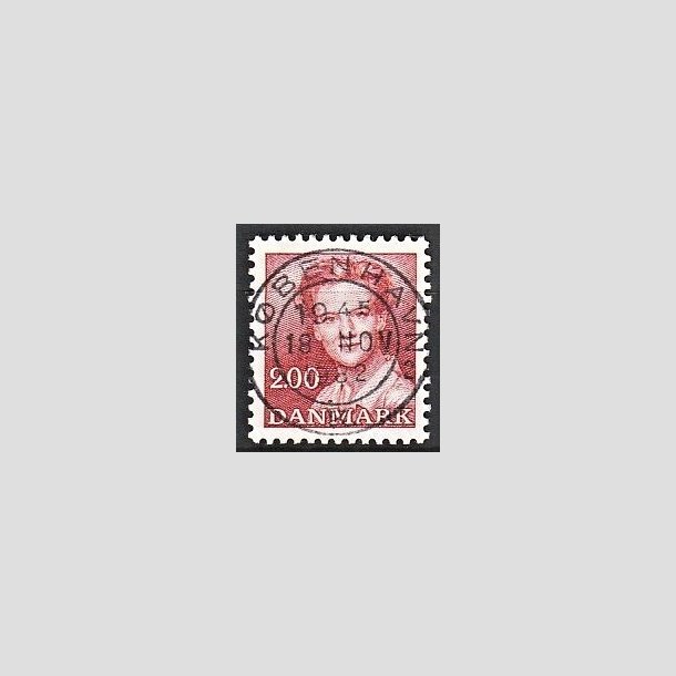 FRIMRKER DANMARK | 1982 - AFA 751 - Dronning Margrethe - 2,00 Kr. rd - Pragt Stemplet Kbenhavn