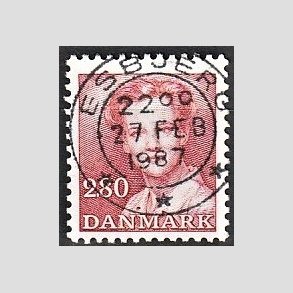 FRIMRKER DANMARK | 1985 - AFA 820 - Dronning Margrethe - 2,80 Kr. rd - Pragt Stemplet Esbjerg