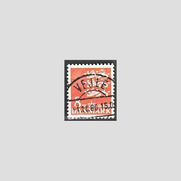 FRIMRKER DANMARK | 1979 - AFA 681 - Rigsvben 8 Kr. orange - Pragt Stemplet Vejle