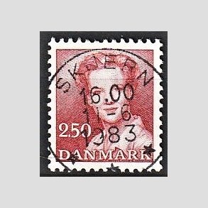 FRIMRKER DANMARK | 1983 - AFA 774 - Dronning Margrethe - 2,50 Kr. rd - Pragt Stemplet Skjern