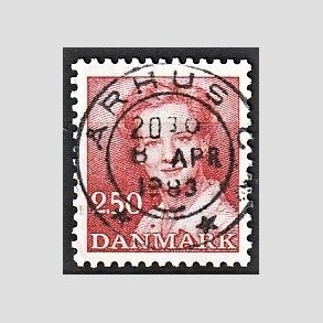 FRIMRKER DANMARK | 1983 - AFA 774 - Dronning Margrethe - 2,50 Kr. rd - Pragt Stemplet rhus C