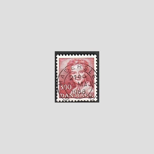 FRIMRKER DANMARK | 1988 - AFA 895 - Dronning Margrethe - 3,00 Kr. rd - Pragt Stemplet Haderslev