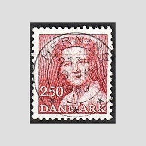 FRIMRKER DANMARK | 1983 - AFA 774 - Dronning Margrethe - 2,50 Kr. rd - Pragt Stemplet Herning