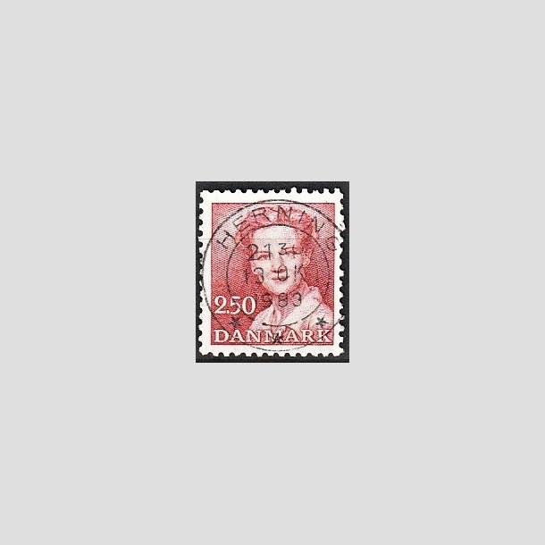 FRIMRKER DANMARK | 1983 - AFA 774 - Dronning Margrethe - 2,50 Kr. rd - Pragt Stemplet Herning