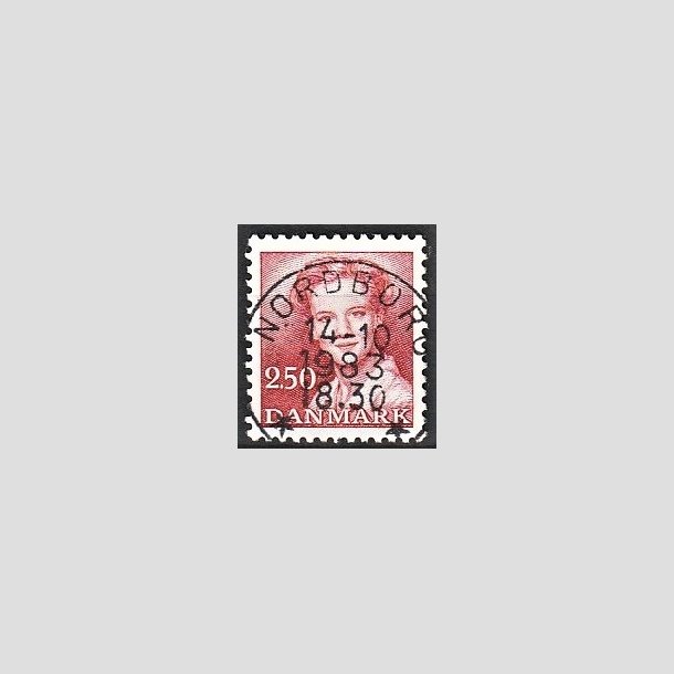 FRIMRKER DANMARK | 1983 - AFA 774 - Dronning Margrethe - 2,50 Kr. rd - Pragt Stemplet Nordborg