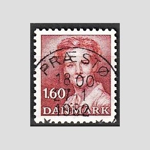 FRIMRKER DANMARK | 1982 - AFA 743 - Dronning Margrethe - 1,60 Kr. rd - Pragt Stemplet Prst