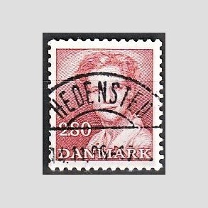 FRIMRKER DANMARK | 1985 - AFA 820 - Dronning Margrethe - 2,80 Kr. rd - Pragt Stemplet Hedensted