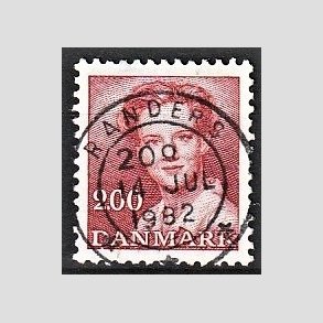 FRIMRKER DANMARK | 1982 - AFA 751 - Dronning Margrethe - 2,00 Kr. rd - Pragt Stemplet Randers