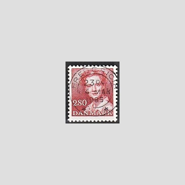 FRIMRKER DANMARK | 1985 - AFA 820 - Dronning Margrethe - 2,80 Kr. rd - Pragt Stemplet Fredericia