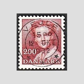 FRIMRKER DANMARK | 1982 - AFA 751 - Dronning Margrethe - 2,00 Kr. rd - Pragt Stemplet Vejle