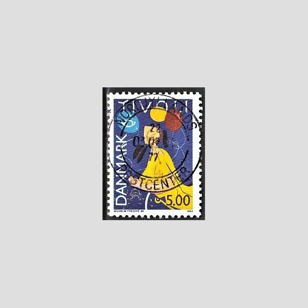 FRIMRKER DANMARK | 1993 - AFA 1044 - Turisme - 5,00 Kr. flerfarvet - Pragt Stemplet Nordjyllands Postcenter