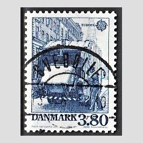 FRIM�RKER DANMARK | 1986 - AFA 871 - Europam�rker Natur- og milj� - 3,80 Kr. bl� - Pragt Stemplet Sveb�lle