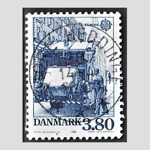 FRIM�RKER DANMARK | 1986 - AFA 871 - Europam�rker Natur- og milj� - 3,80 Kr. bl� - Pragt Stemplet Store Heddinge