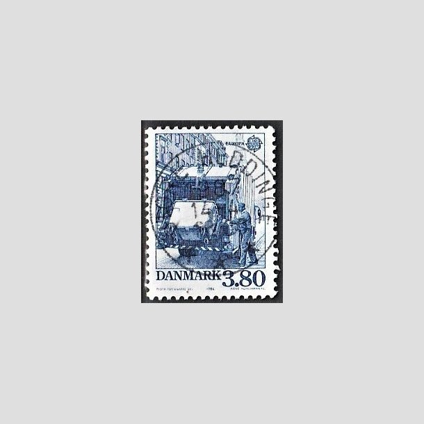 FRIMRKER DANMARK | 1986 - AFA 871 - Europamrker Natur- og milj - 3,80 Kr. bl - Pragt Stemplet Store Heddinge