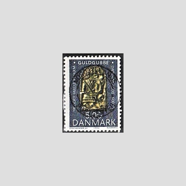 FRIMRKER DANMARK | 1993 - AFA 1036 - Danef - 5,00 Kr. flerfarvet - Pragt Stemplet Nordjyllands Postcenter