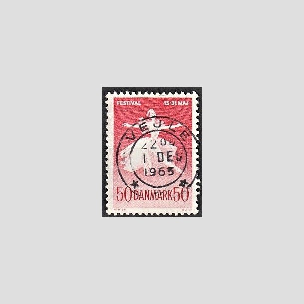 FRIMRKER DANMARK | 1965 - AFA 438 - Ballet og musikfestival - 50 re rd - Pragt Stemplet Vejle