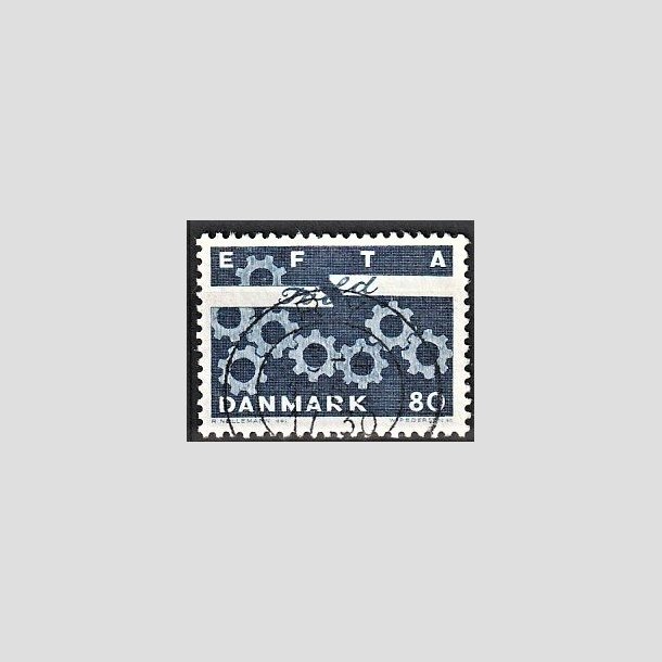 FRIMRKER DANMARK | 1967 - AFA 453 - EFTA - 80 re bl - Pragt Stemplet Ry