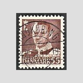FRIMRKER DANMARK | 1951 - AFA 327 - Fr. IX 55 re brun - Lux Stemplet Ringkbing