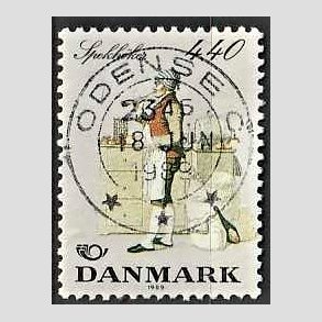 FRIM�RKER DANMARK | 1989 - AFA 937 - Folkedragter - 4,40 Kr. flerfarvet - Pragt Stemplet Odense C