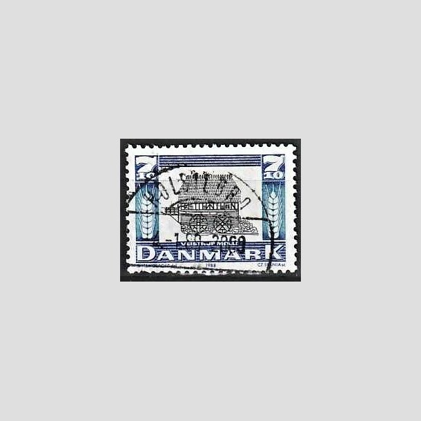 FRIMRKER DANMARK | 1988 - AFA 920 - Gamle mller - 7,10 Kr. mrkbl/bl/sort - Pragt Stemplet Holstebro