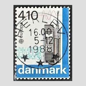 FRIM�RKER DANMARK | 1988 - AFA 912 - Europam�rker - 4,10 Kr. flerfarvet - Pragt Stemplet Herlev