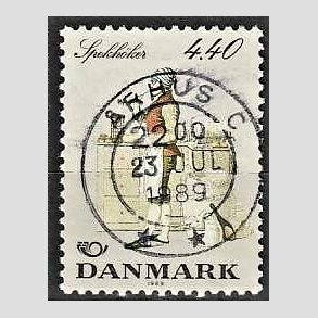 FRIM�RKER DANMARK | 1989 - AFA 937 - Folkedragter - 4,40 Kr. flerfarvet - Pragt Stemplet �rhus C