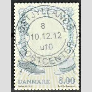 FRIM�RKER DANMARK | 2011 - AFA 1672 - Mode - 8,00 Kr. flerfarvet - Pragt Stemplet