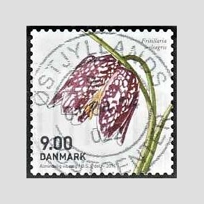 FRIM�RKER DANMARK | 2014 - AFA 1766 - For�rsblomster - 9,00 Kr. flerfarvet - Pragt Stemplet
