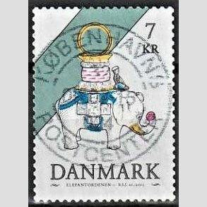 FRIM�RKER DANMARK | 2015 - AFA 1812 - Danske ordener - 7,00 Kr. flerfarvet - Pragt Stemplet