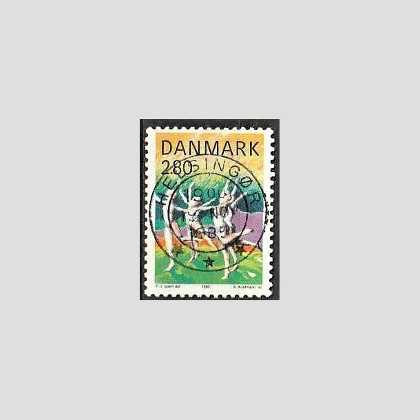 FRIMRKER DANMARK | 1985 - AFA 836 - Sport - 2,80 Kr. flerfarvet - Pragt Stemplet Helsingr