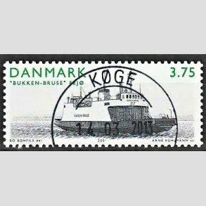 FRIMRKER DANMARK | 2001 - AFA 1299 - -frger - 3,75 Kr. Bukken-Bruse Fej - Pragt Stemplet Gjesing