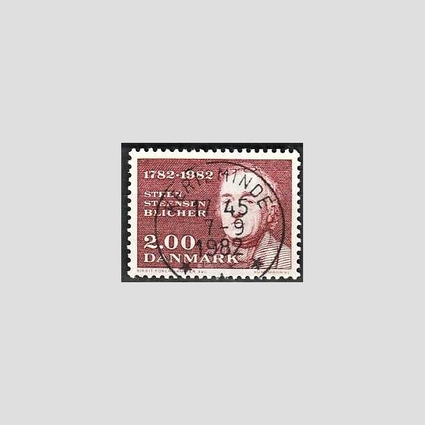 FRIMRKER DANMARK | 1982 - AFA 759 - Steen Steensen Blicher - 2,00 Kr. rd - Lux Stemplet Kerteminde