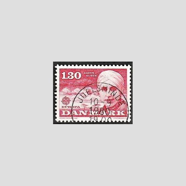 FRIMRKER DANMARK | 1980 - AFA 695 - Europamrker - 1,30 Kr. rd - Pragt Stemplet Juelsminde