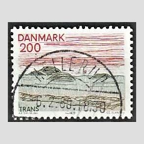 FRIM�RKER DANMARK | 1979 - AFA 688 - Nordjylland - 200 �re flerfarvet - Pragt Stemplet Hellerup