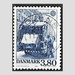 FRIM�RKER DANMARK | 1986 - AFA 871 - Europam�rker Natur- og milj� - 3,80 Kr. bl� - Pragt Stemplet Vojens