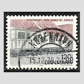 FRIM�RKER DANMARK | 1978 - AFA 661 - Midtjylland - 120 �re flerfarvet - Pragt Stemplet K�benhavn