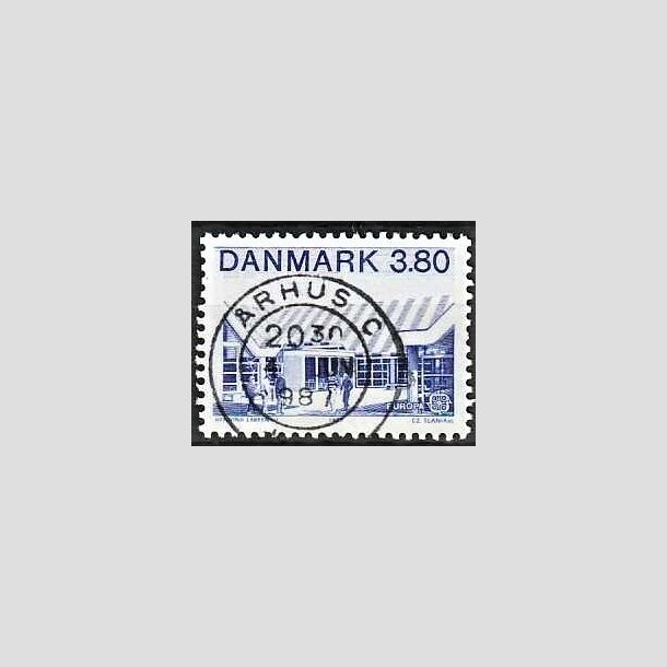 FRIMRKER DANMARK | 1987 - AFA 883 - Europamrker - 3,80 Kr. bl - Pragt Stemplet rhus C