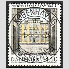 FRIM�RKER DANMARK | 2004 - AFA 1392 - Frederiksberg Slot - 4,50 Kr. flerfarvet - Pragt Stemplet