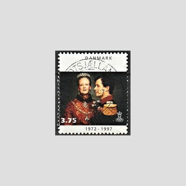 FRIMRKER DANMARK | 1997 - AFA 1135 - 25 rs jubilum - 3,75 Kr. flerfarvet - Pragt Stemplet