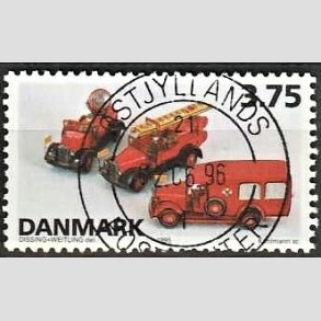FRIM�RKER DANMARK | 1995 - AFA 1103 - Dansk leget�j - 3,75 Kr. flerfarvet - Pragt Stemplet