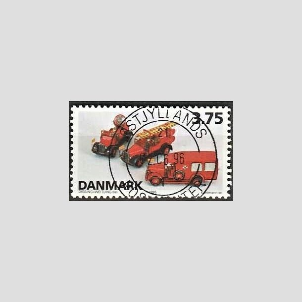 FRIMRKER DANMARK | 1995 - AFA 1103 - Dansk legetj - 3,75 Kr. flerfarvet - Pragt Stemplet