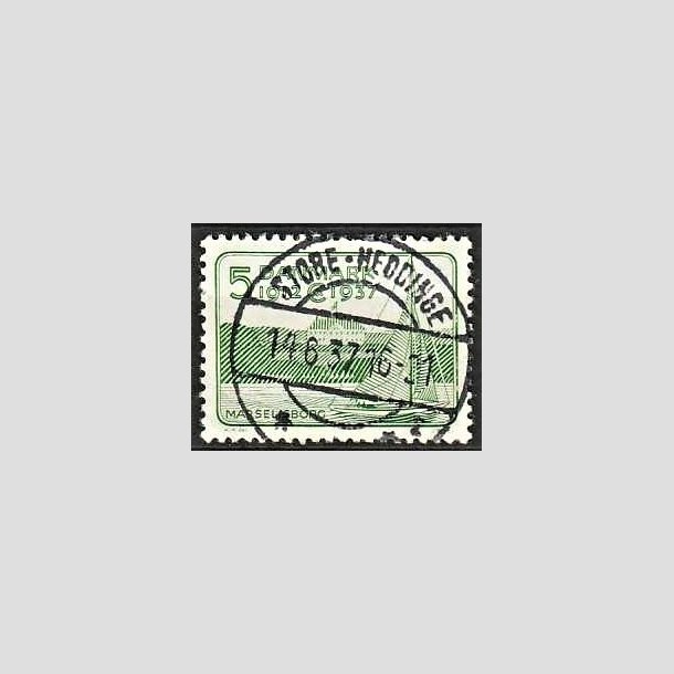 FRIMRKER DANMARK | 1937 - AFA 239 - Chr. X 25 re jubilum 5 re grn - Lux Stemplet Store - Heddinge