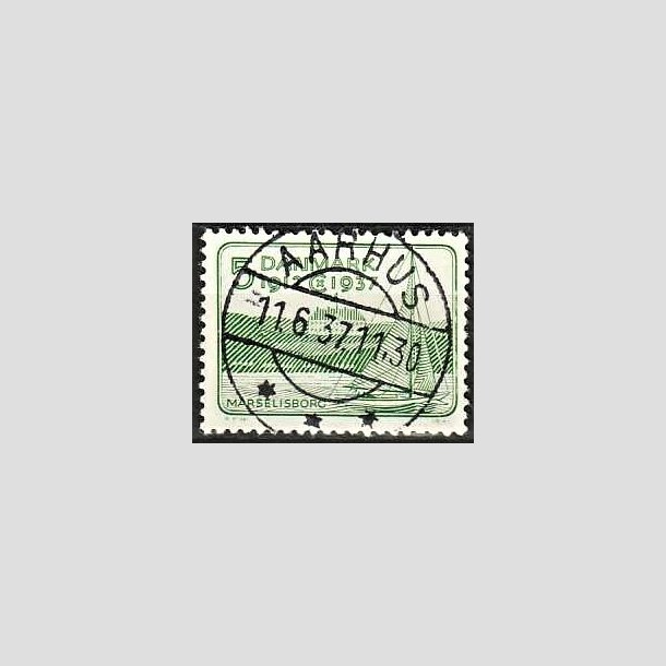 FRIMRKER DANMARK | 1937 - AFA 239 - Chr. X 25 re jubilum 5 re grn - Lux Stemplet Aarhus